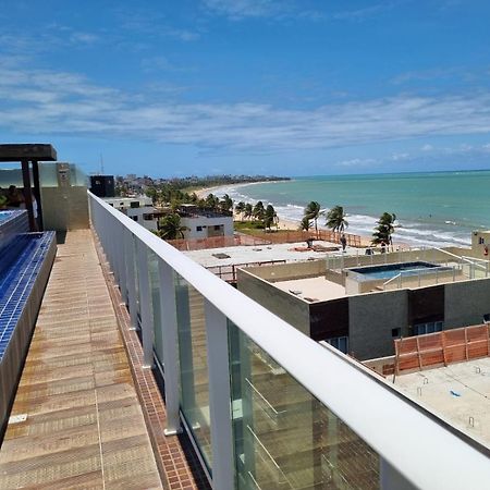 Confortavel Flat Com Piscina De Borda Infinita Na Cobertura Cabedelo Exterior foto
