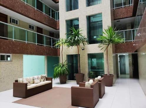 Confortavel Flat Com Piscina De Borda Infinita Na Cobertura Cabedelo Exterior foto
